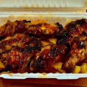 Chicken Wings and Chips